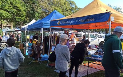 Bangalow market stall