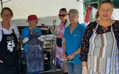 Bunnings BBQ sizzles